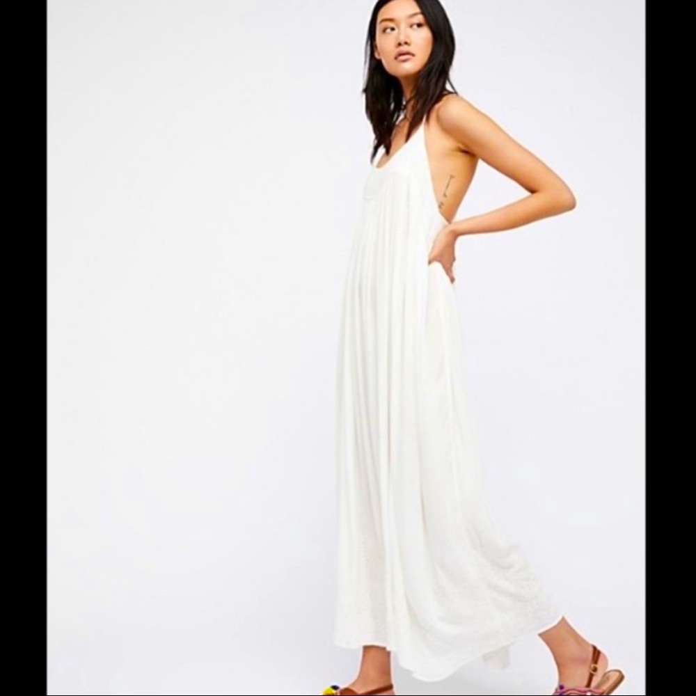 Free People Embroidered Elaine Maxi Dress